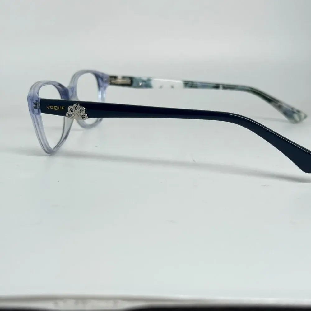 Vogue 2737 1076 54-16-135 Eyeglasses Frames‎ Blue Clear H18661